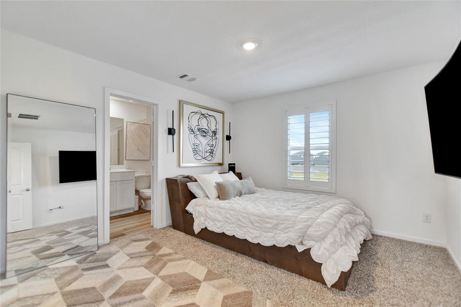 Furnished interior view inside a new home in Legacy Park, Houston (Image 24).