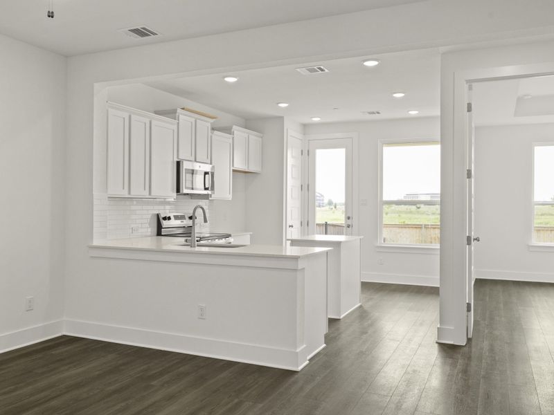 Furnished interior view inside a new home in Avery Centre, Round Rock (Image 5).