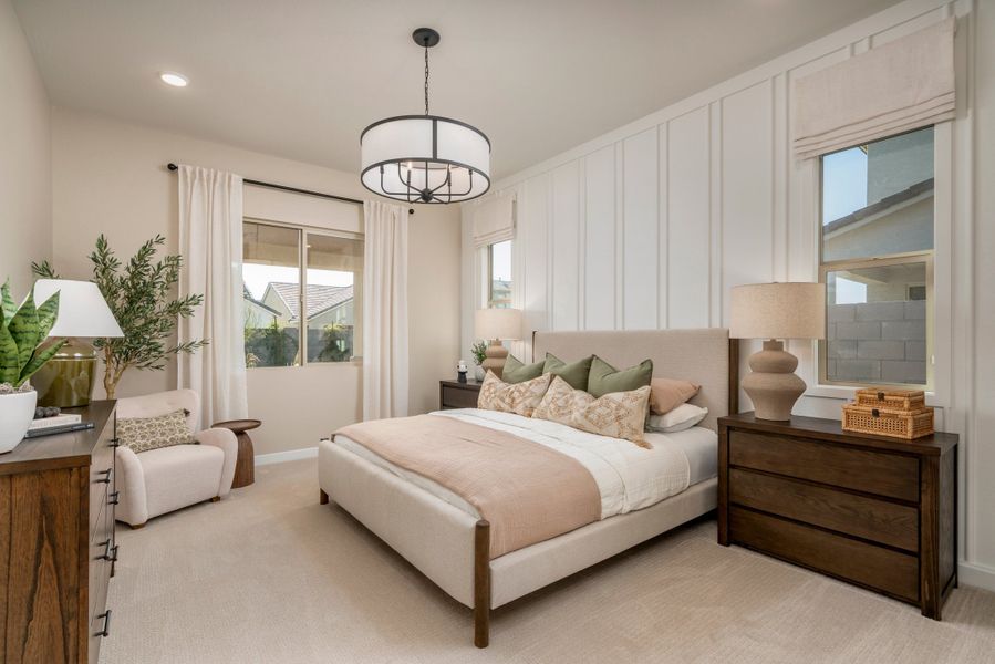 Representative furnished interior of a home built from the Falcon by Risewell Homes in Citrus Park, Goodyear (Image 9).