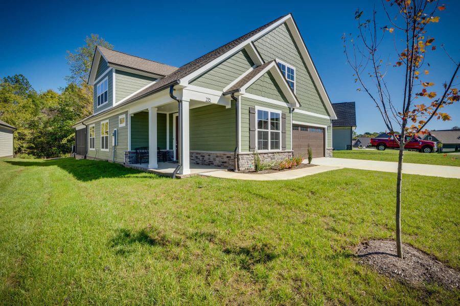 Representative exterior details of a home built from the Verona I by Cook Bros. Homes in The Grove At Haven Hill, Lenoir City (Image 2). Representative exterior details of a home built from the Verona I by Cook Bros. Homes in The Grove At Haven Hill, Lenoir City (Image 2).