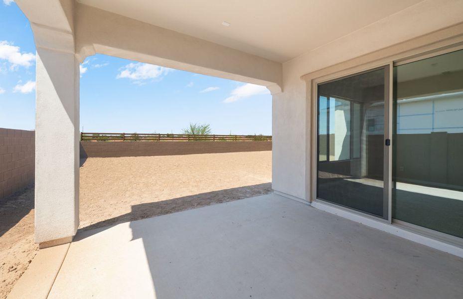 Exterior details and patio area of a home in Legado West, Queen Creek (Image 4).