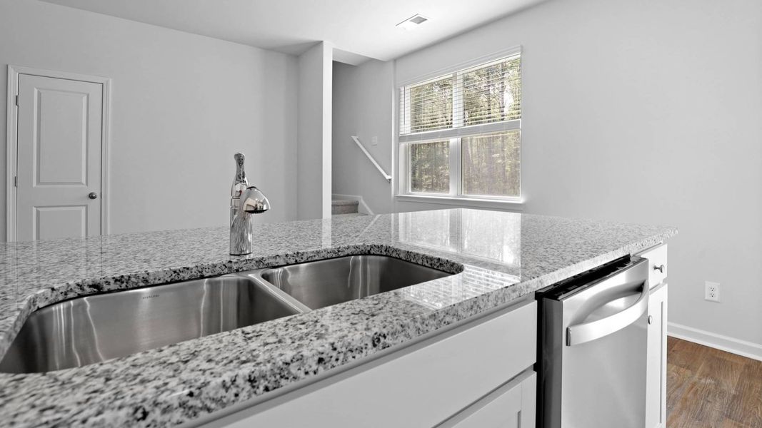 Representative furnished interior of a home built from the BRANDON by D.R. Horton in Rivers Reach, Yemassee (Image 9).