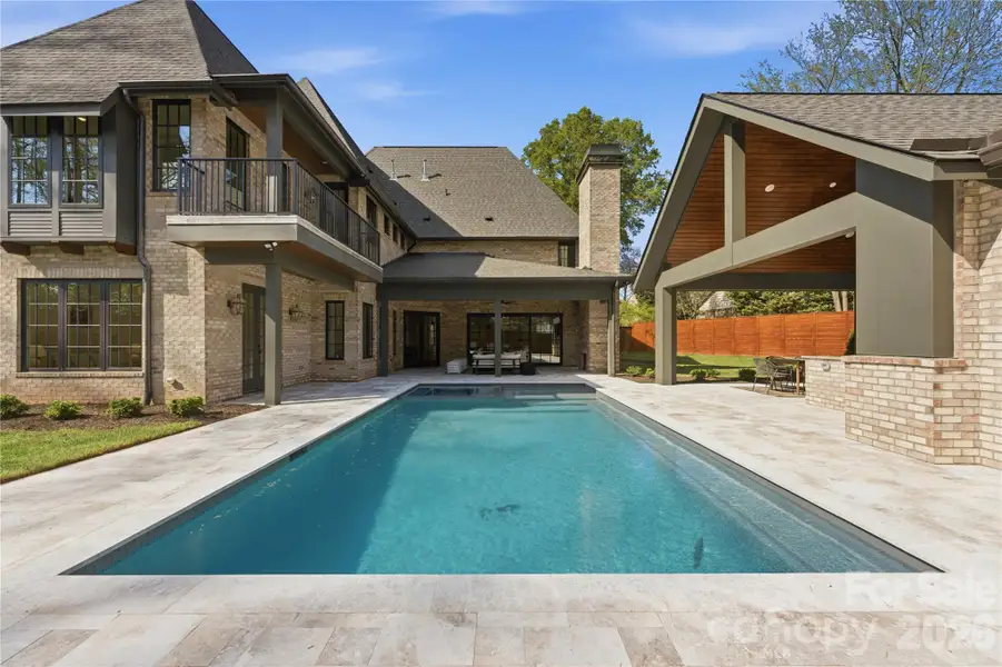 Exterior details and patio area of a home in , Charlotte (Image 27).