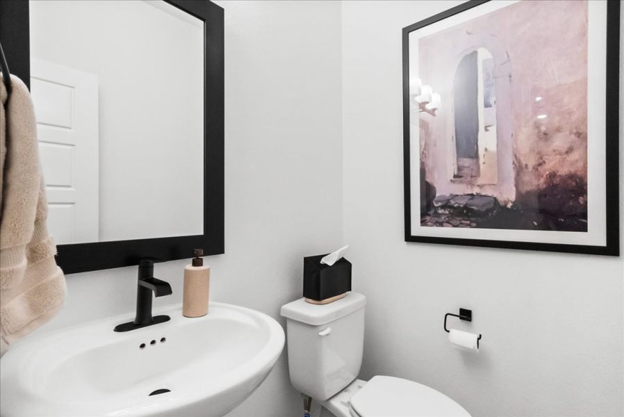 Furnished interior view inside a new home in The Reserve at Spiritas Ranch, Little Elm (Image 26).