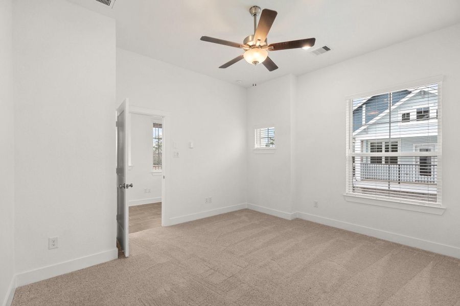 Spacious, unfurnished interior of a new home in Elyson, Katy (Image 22). Spacious, unfurnished interior of a new home in Elyson, Katy (Image 22).