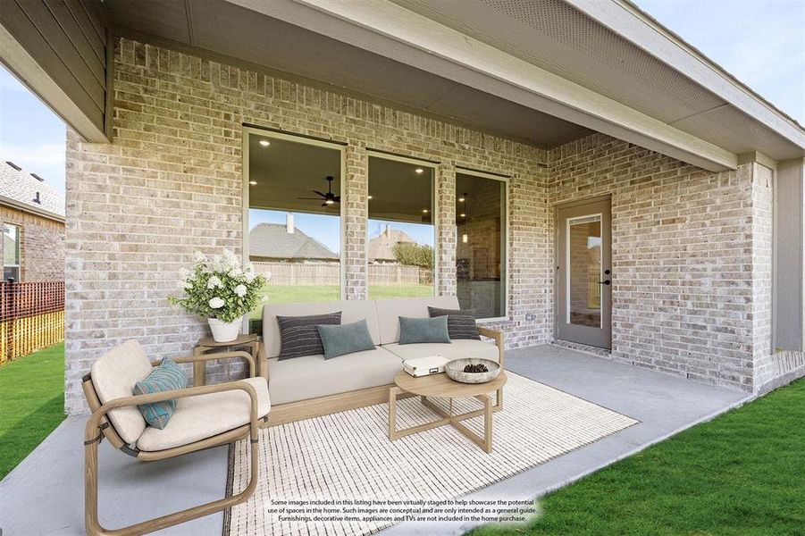 Exterior details and patio area of a home in Abe's Landing, Granbury (Image 4). Exterior details and patio area of a home in Abe's Landing, Granbury (Image 4).