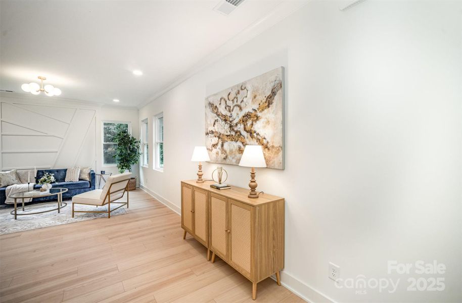 Furnished interior view inside a new home in , Hickory (Image 30).
