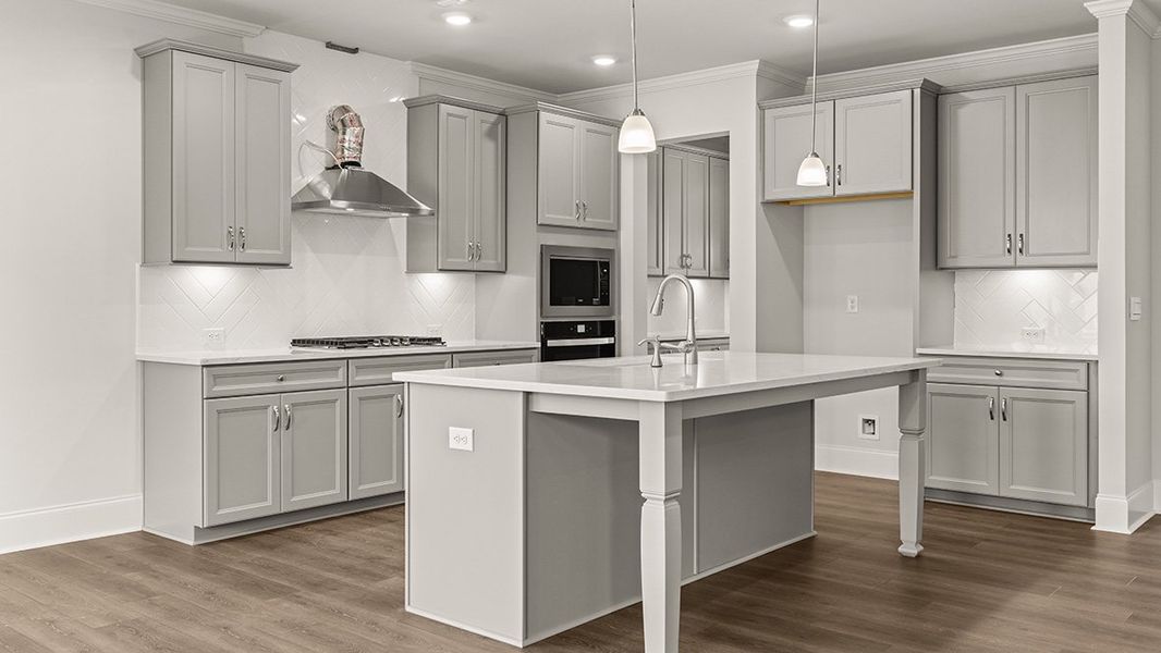 Representative furnished interior of a home built from the BELLVIEW by D.R. Horton in Hamptons at Riverwood South, Dallas (Image 8).