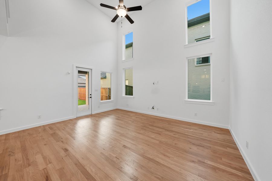 Spacious, unfurnished interior of a new home in Light Farms Brenham - 40' Lots, Celina (Image 18).
