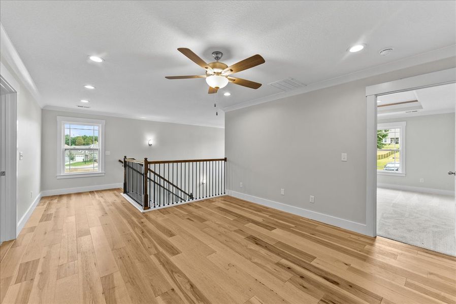 Representative unfurnished interior of a home built from the Emilia Elite by Enchanted Homes in Pointe Summit, Slater-Marietta (Image 37).