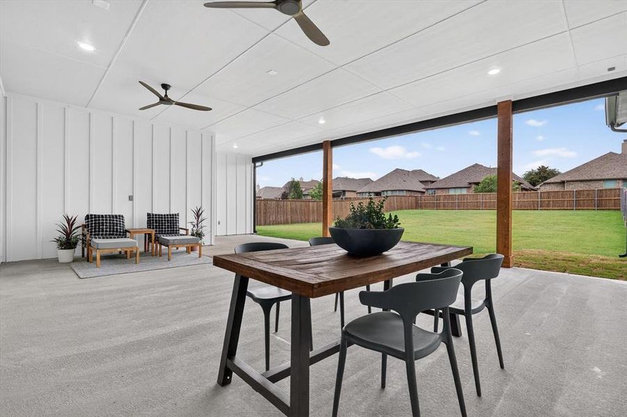 Exterior details and patio area of a home in , Forney (Image 24).