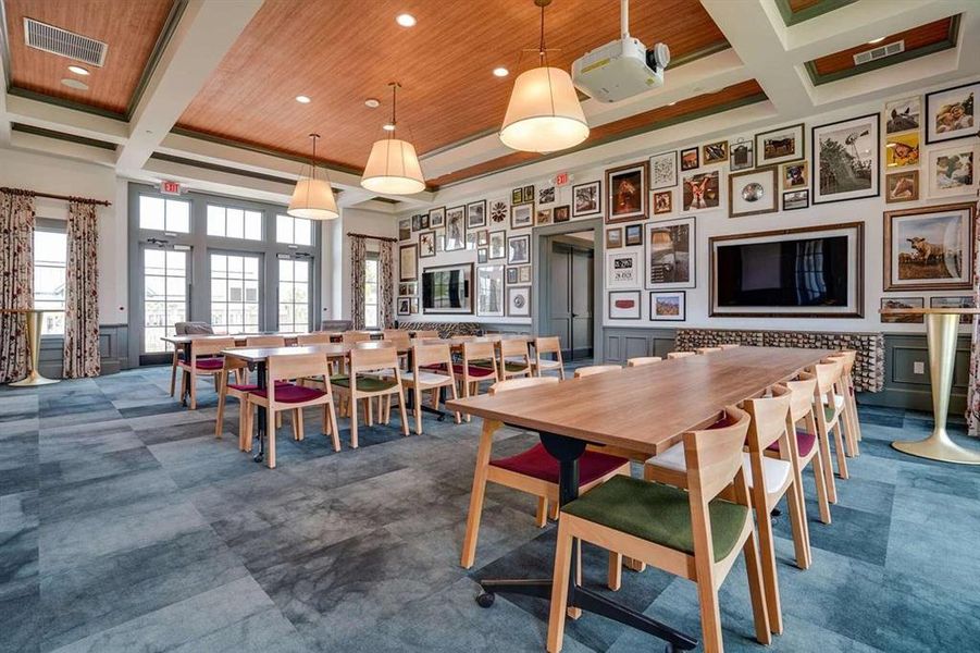 Furnished interior view inside a new home in Pecan Square - Gardens, Northlake (Image 3). Furnished interior view inside a new home in Pecan Square - Gardens, Northlake (Image 3).