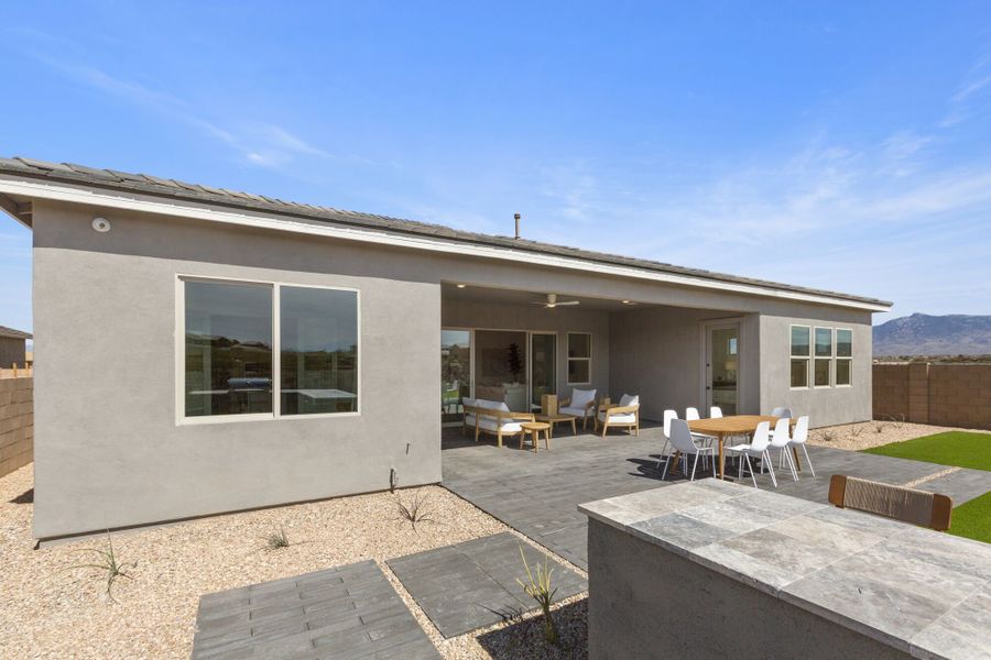 Cantabria Mint Model - Back Patio