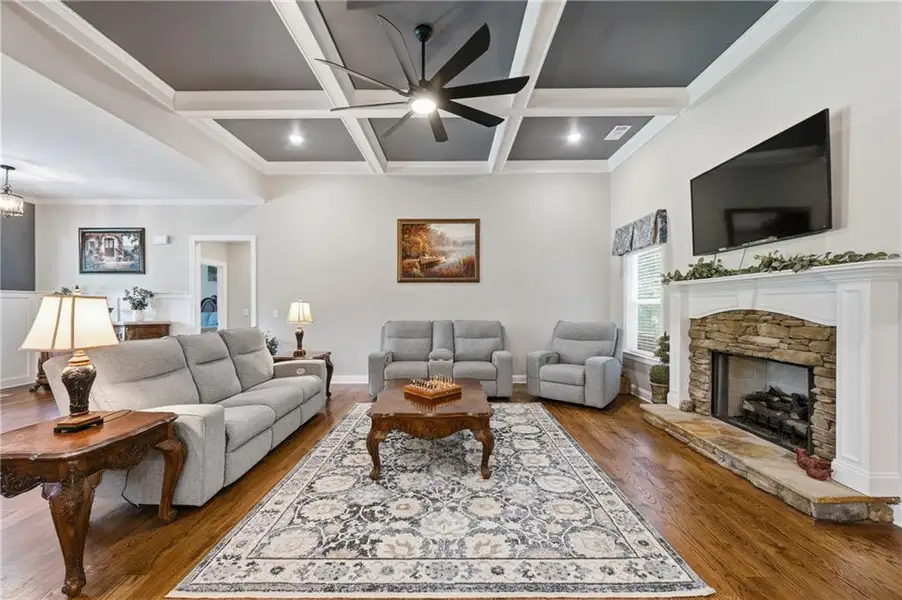 Furnished interior view inside a new home in , Dawsonville (Image 5).