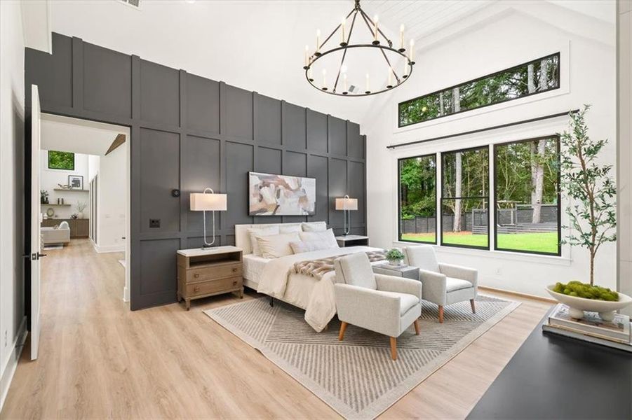 Furnished interior view inside a new home in , Alpharetta (Image 17). Furnished interior view inside a new home in , Alpharetta (Image 17).