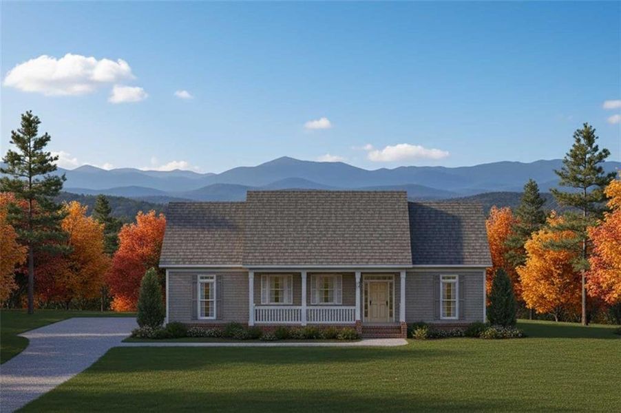 Front exterior of a new home in , Jasper, GA, highlighting curb appeal (Image 1). Front exterior of a new home in , Jasper, GA, highlighting curb appeal (Image 1).