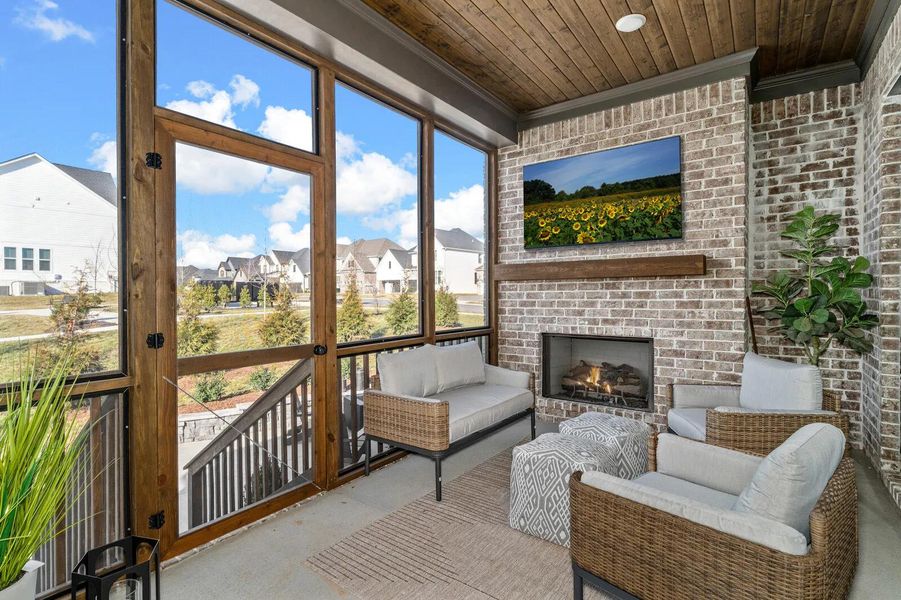 The Arydale Outdoor Living Area The Arydale Outdoor Living Area