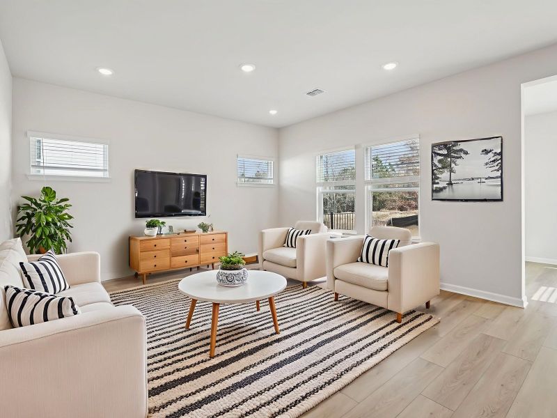 Furnished interior view inside a new home in Harmony Manor, Fairburn (Image 3).