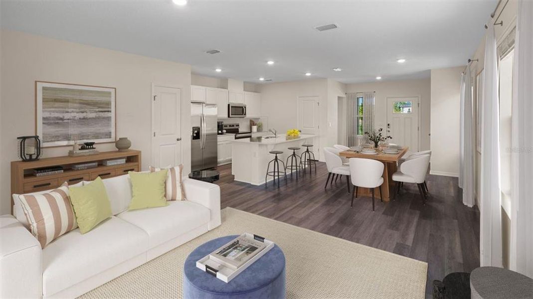 Furnished interior view inside a new home in Waterleigh, Winter Garden (Image 4).