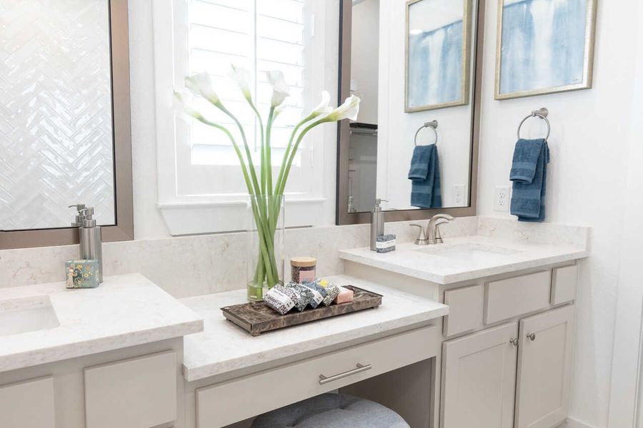 Representative Primary Bathroom - some options shown