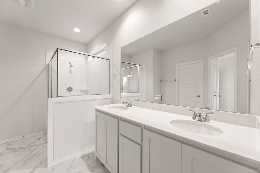 Representative exterior photo of a completed home built from the Maple by Impression Homes in Bryant Farms, Melissa, TX (Image 15). Representative exterior photo of a completed home built from the Maple by Impression Homes in Bryant Farms, Melissa, TX (Image 15).