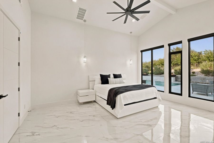 Furnished interior view inside a new home in , San Antonio (Image 58).