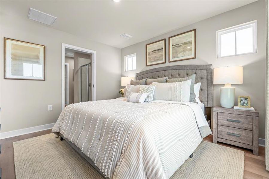 Representative furnished interior of a home built from the NEW - Dunmore by Ryan Homes in Middle Creek Village, Bolivia (Image 28).
