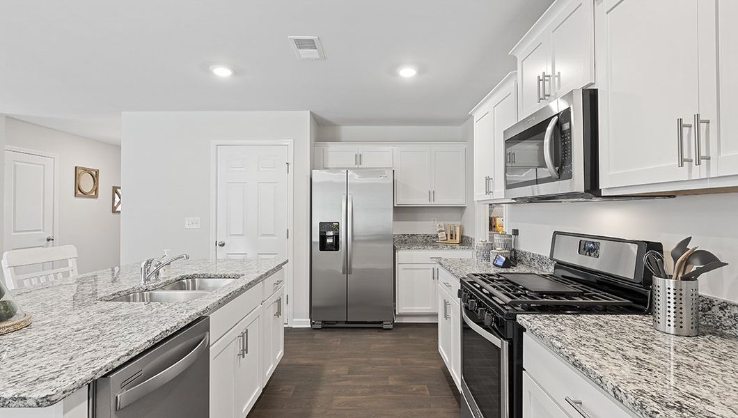 Representative furnished interior of a home built from the Robie by D.R. Horton in Brookside Farms - The Meadows, Greer (Image 10).