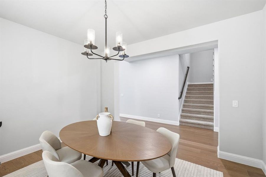 Furnished interior view inside a new home in Union Park, Little Elm (Image 11). Furnished interior view inside a new home in Union Park, Little Elm (Image 11).