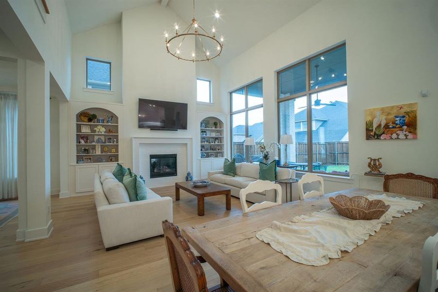 Furnished interior view inside a new home in The Homestead - 62', Rockwall (Image 8). Furnished interior view inside a new home in The Homestead - 62', Rockwall (Image 8).