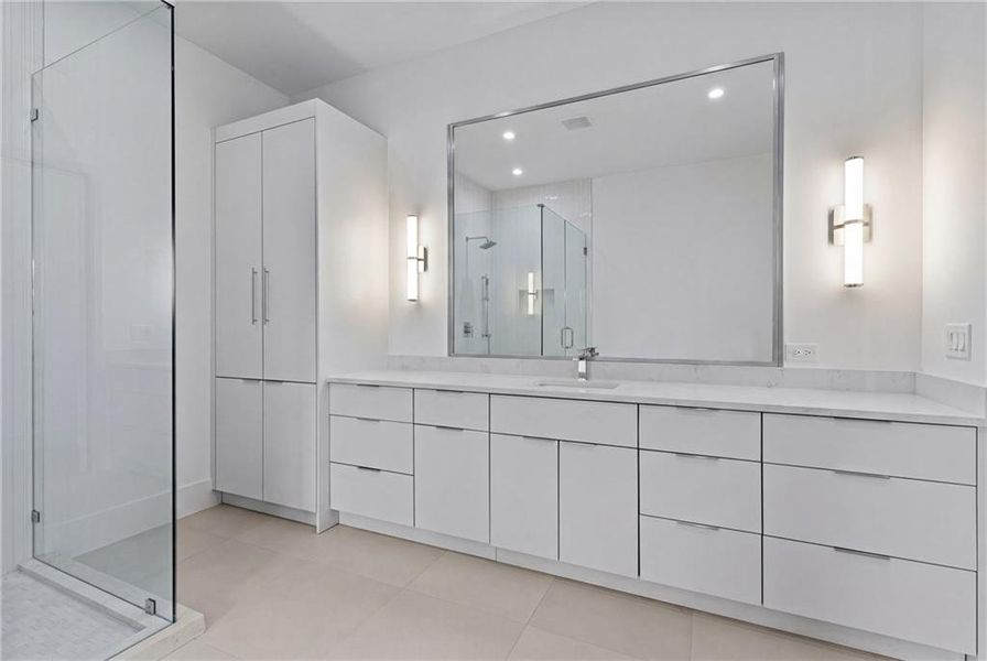 Furnished interior view inside a new home in , Sugar Hill (Image 50).