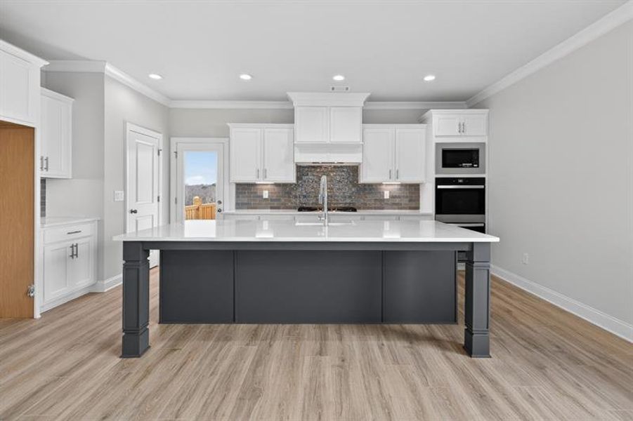 Furnished interior view inside a new home in Hemingway, Flowery Branch (Image 10).