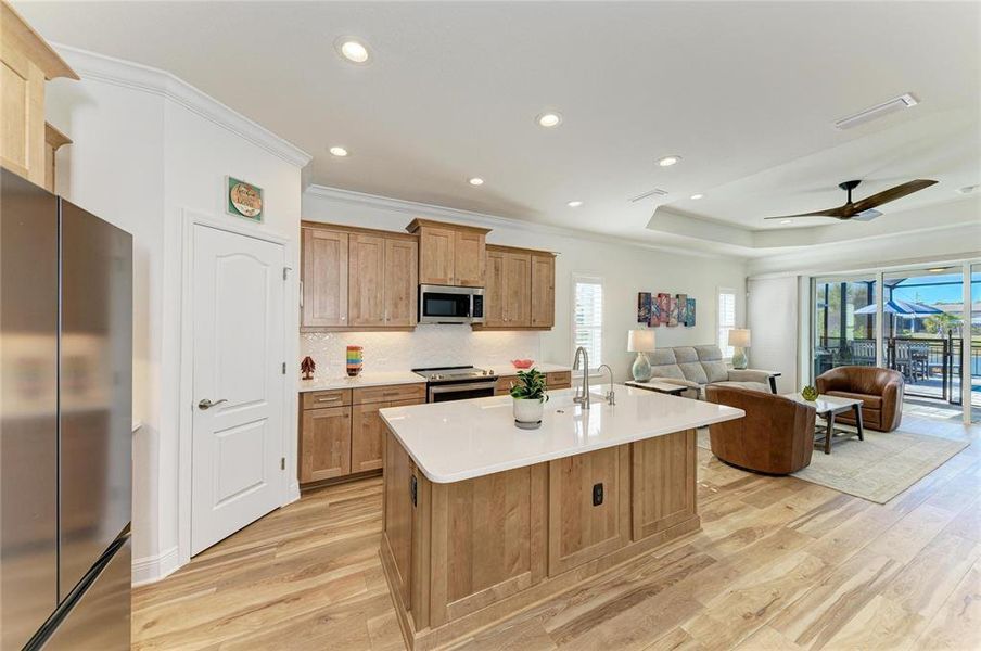 Furnished interior view inside a new home in , Sarasota (Image 50). Furnished interior view inside a new home in , Sarasota (Image 50).