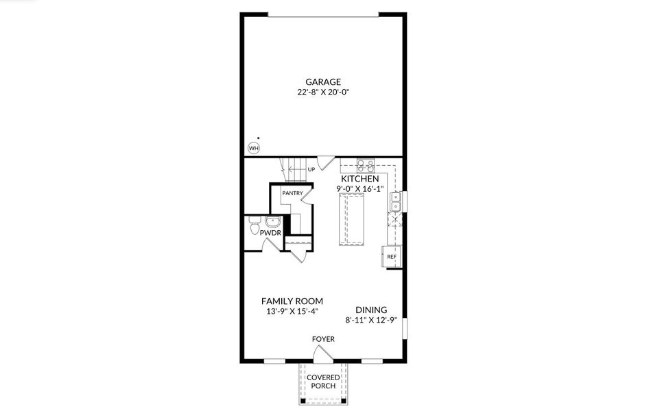 2D floor plan layout for the Isla by Stanley Martin Homes in Avalon Park Wesley Chapel Single Family Homes, Wesley Chapel, FL (Image 4).