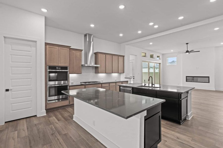 Furnished interior view inside a new home in Mesa Western, Cibolo (Image 4). Furnished interior view inside a new home in Mesa Western, Cibolo (Image 4).