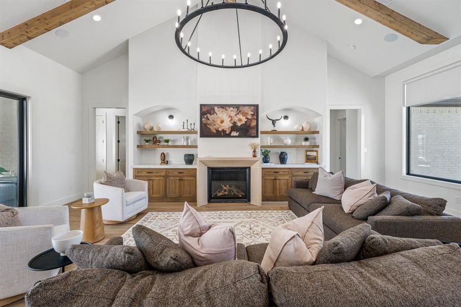 Furnished interior view inside a new home in , Pelican Bay (Image 27).