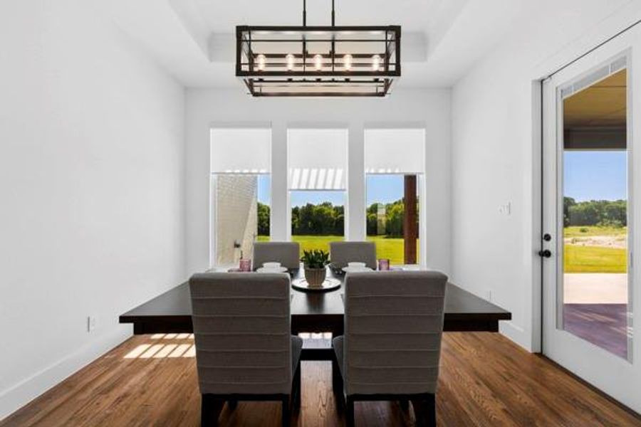 Furnished interior view inside a new home in , Midlothian (Image 11). Furnished interior view inside a new home in , Midlothian (Image 11).