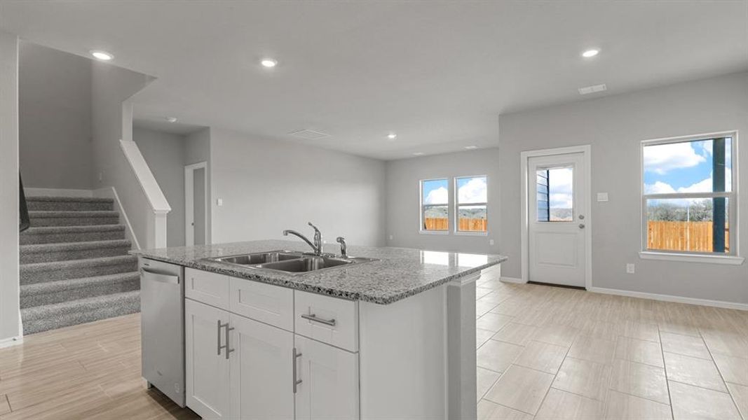 Furnished interior view inside a new home in Rosewood at Beltmill, Fort Worth (Image 5).