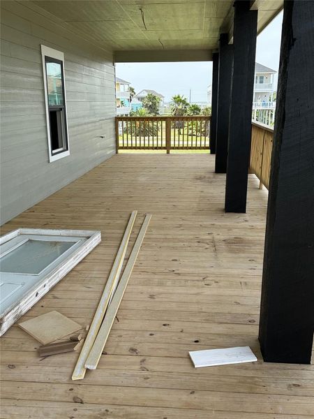 Extra wide deck