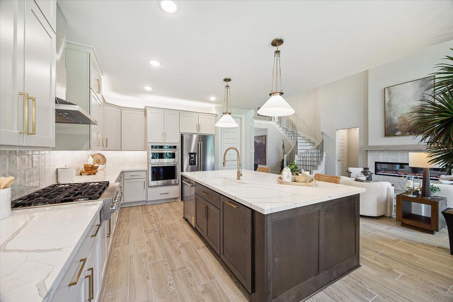 Representative furnished interior of a home built from the The Collins by Westin Homes in Flora, Hutto (Image 11).