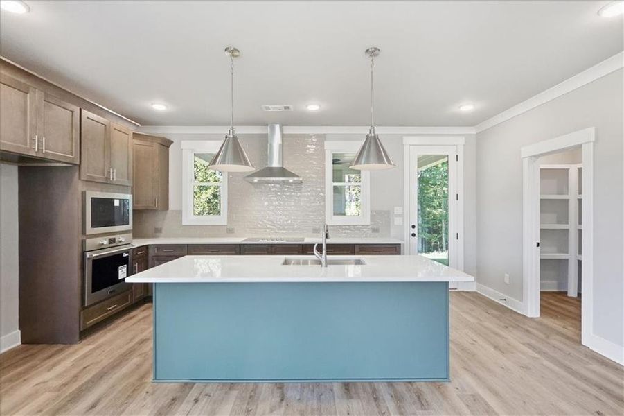 Furnished interior view inside a new home in , Statham (Image 7).