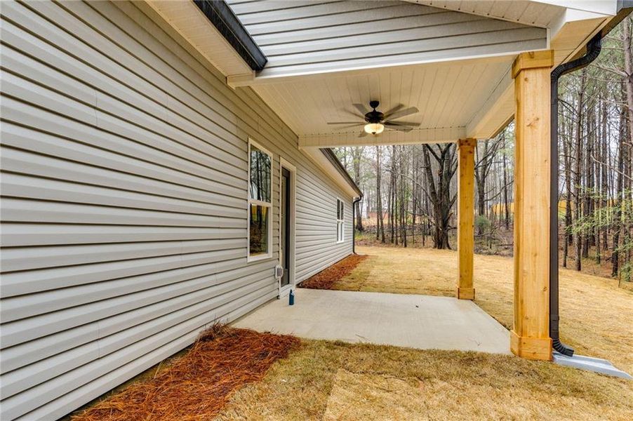 Exterior details and patio area of a home in , Buchanan (Image 3).