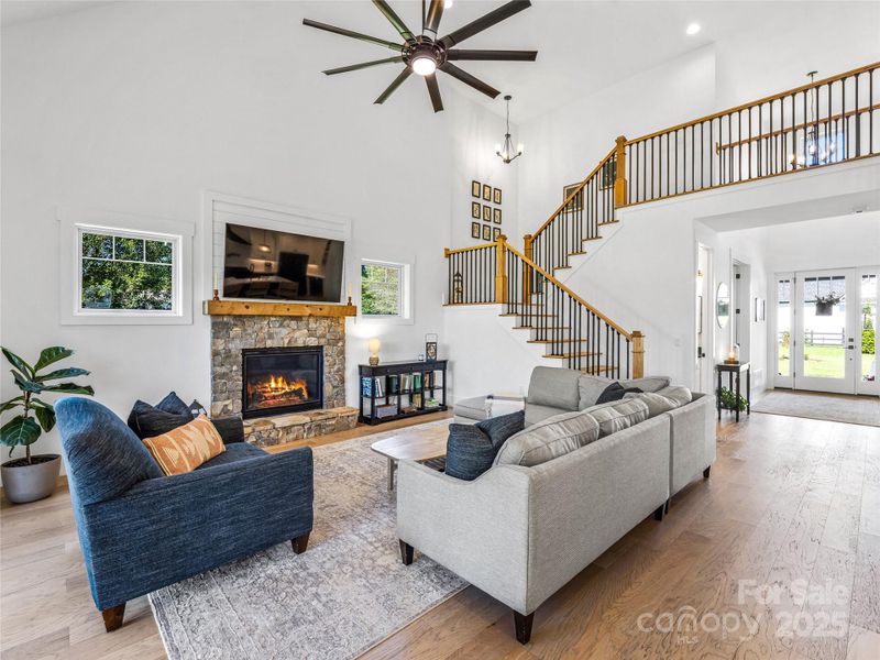 Furnished interior view inside a new home in , Mills River (Image 7).