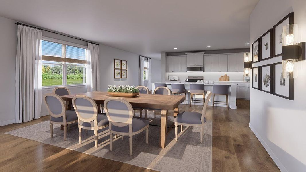 Furnished interior view inside a new home in Berkeley Bay, Ridgeville (Image 4).