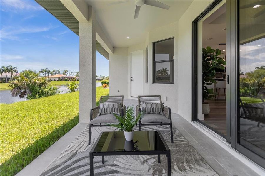 Furnished interior view inside a new home in , Rotonda West (Image 9).