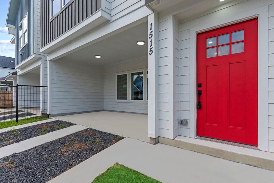 Exterior details and patio area of a home in , Houston (Image 4). Exterior details and patio area of a home in , Houston (Image 4).