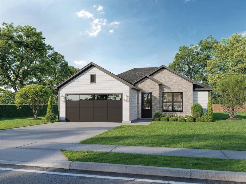 Front exterior of a new home in , Early, TX, highlighting curb appeal (Image 1). Front exterior of a new home in , Early, TX, highlighting curb appeal (Image 1).