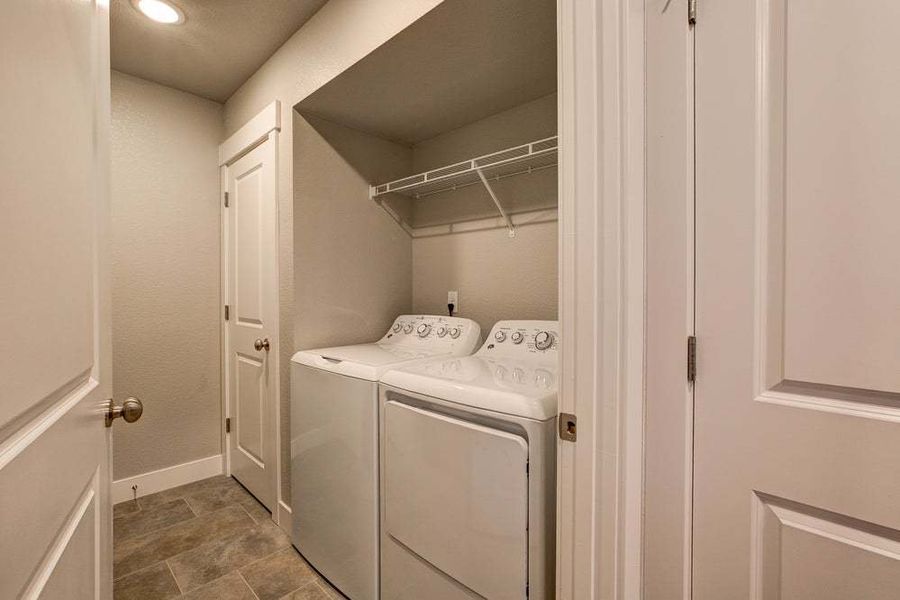 Laundry Room - Not Actual Home - Finishes May Vary