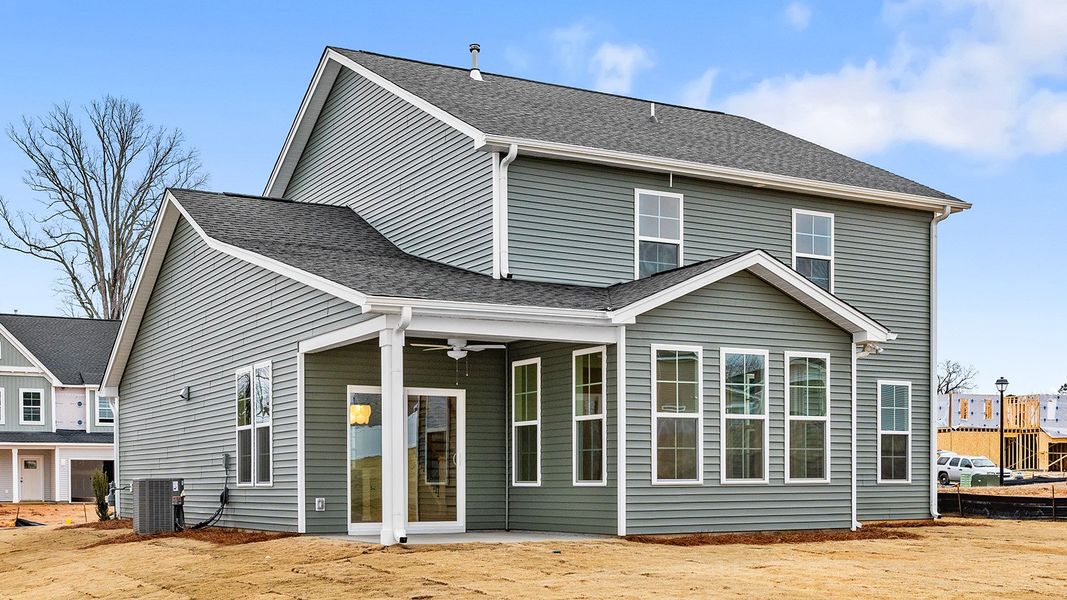 Exterior details and patio area of a home in Fieldstone, Lexington (Image 26).