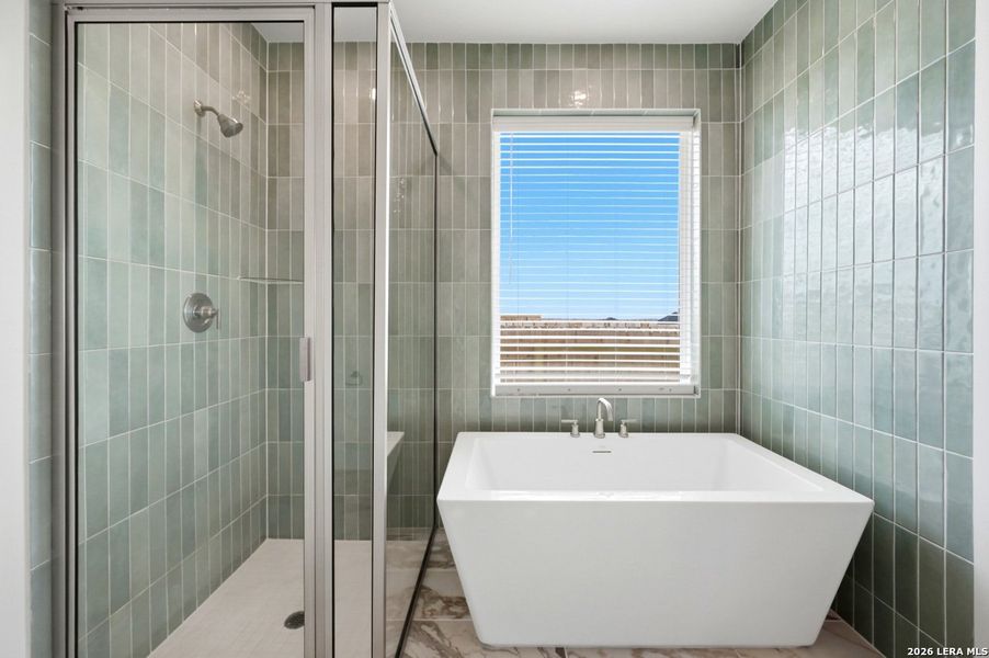 Furnished interior view inside a new home in Prominence, San Antonio (Image 12).